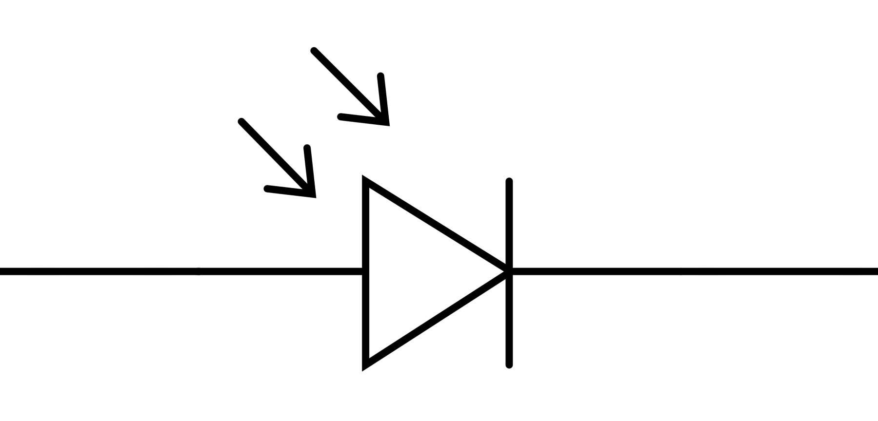 Ligh Emitting Diode (LED) - Electronic Symbol