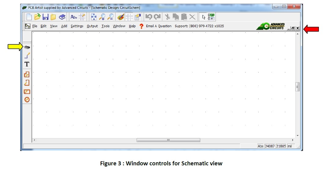 create a new schematic by going to File