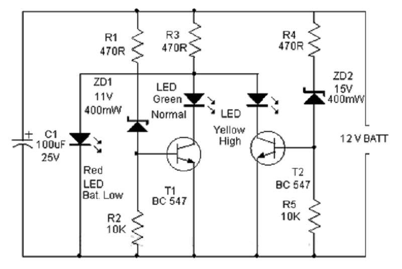 battery display circuit