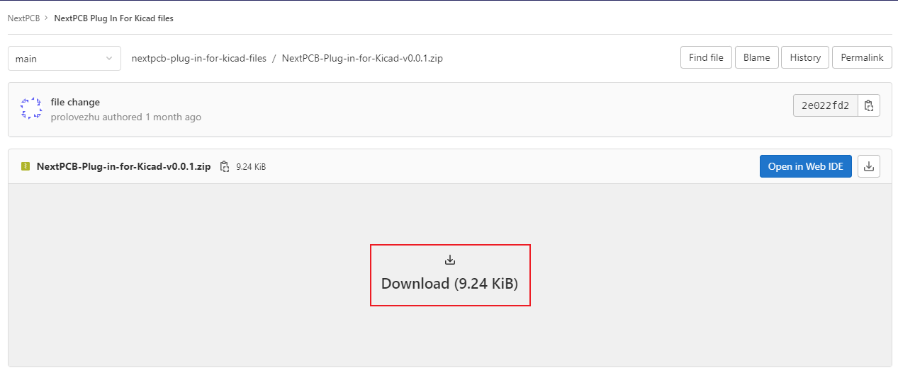 Step 1: Download the latest ZIP file