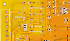 Yellow Solder PCB