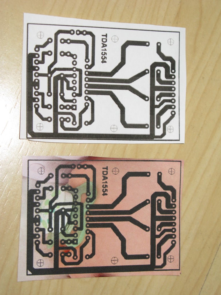 Printing of the PCB layout