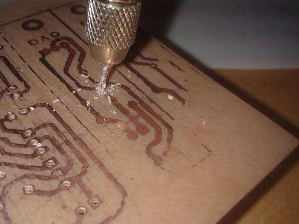 PCB drilling example