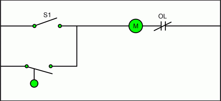 Start Stop circuit for 2-wire method