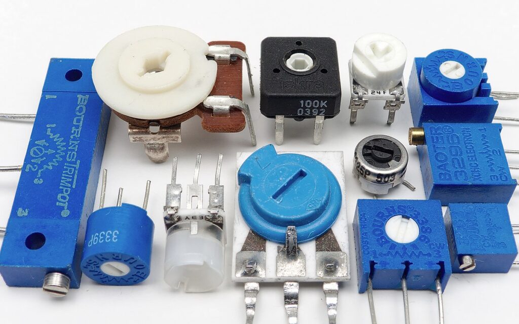 Different types of potentiometers