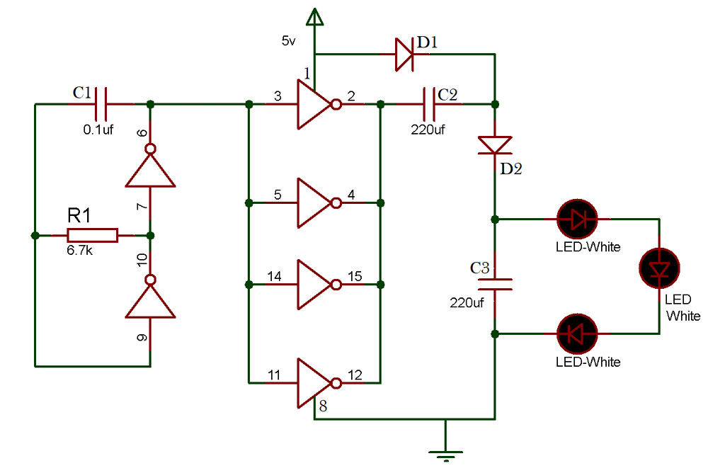 Simple circuit diagram