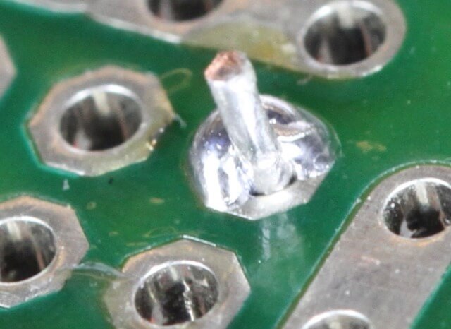 Insufficient solder