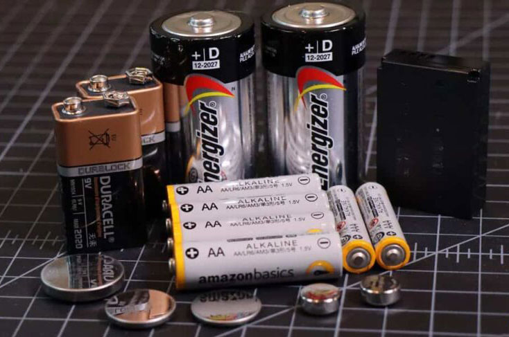 Different battery types