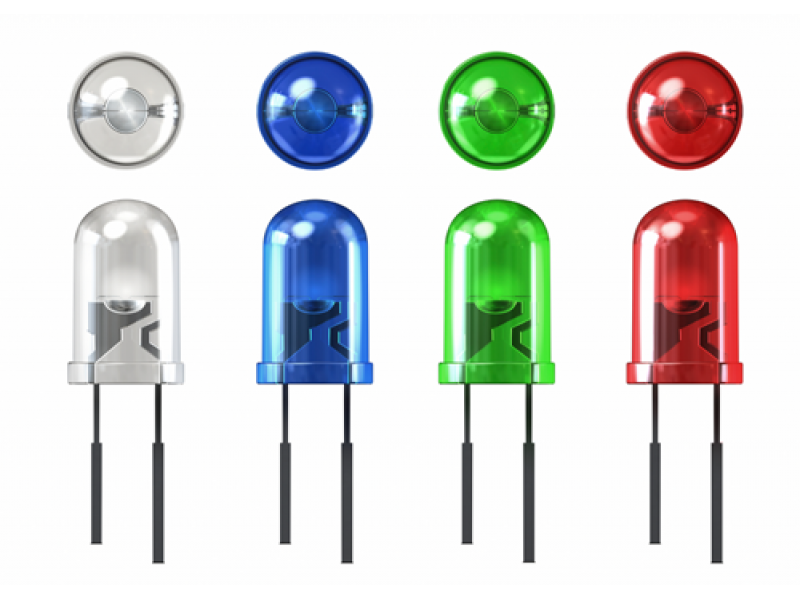 Different colour LEDs