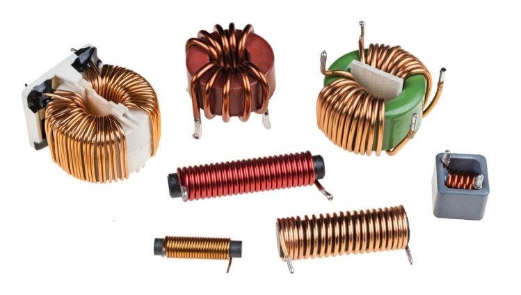 electronic components power inductor coils in various configurations