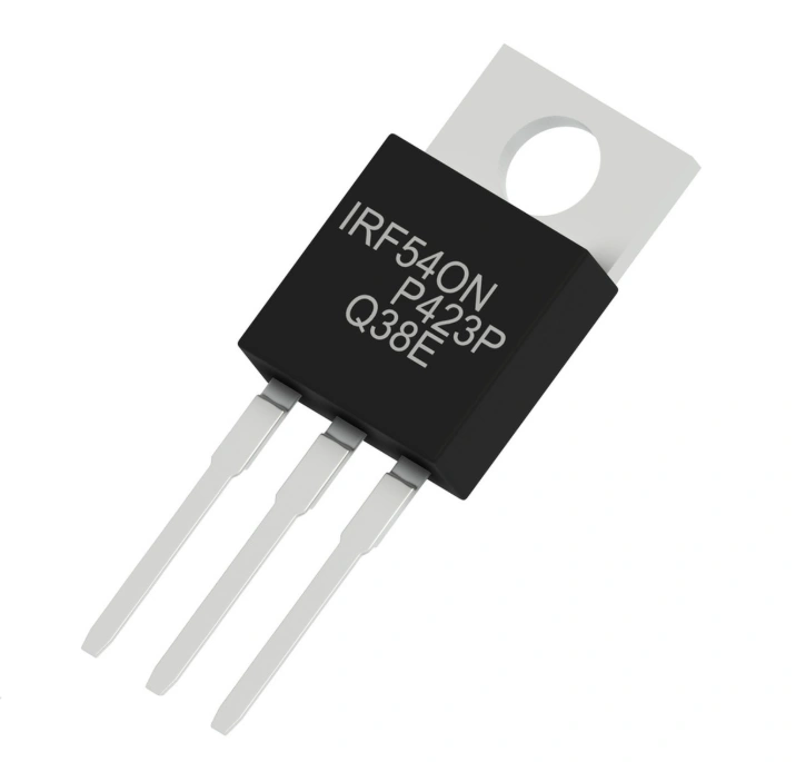 electronic components traditional power MOSFET IRF540N TO-220 package