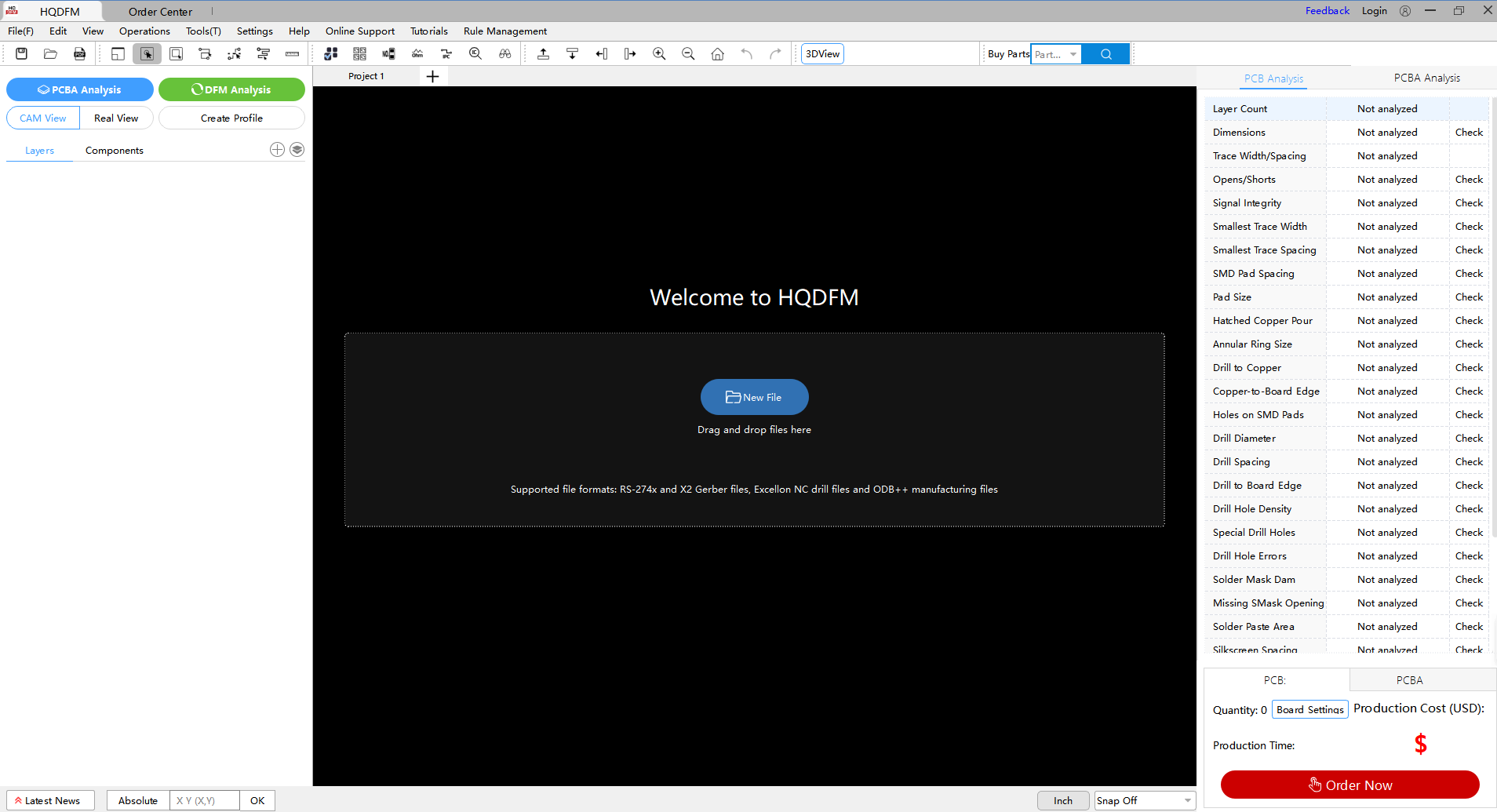 HQDFM - Best Free DFM tool