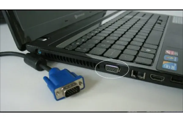 Using VGA with laptops
