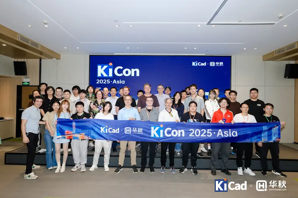 KiCon Asia 2025 - KiCad Conference hosted by NextPCB second day group photo