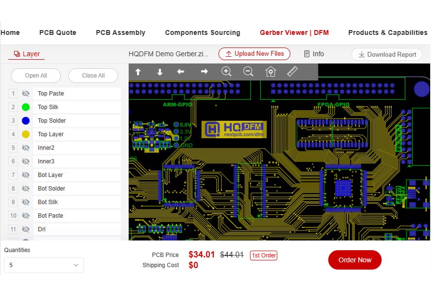 Free Gerber Viewer Online
