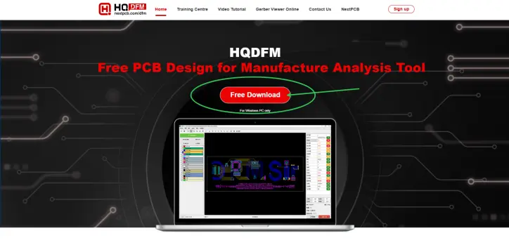 HQDFM Download Button