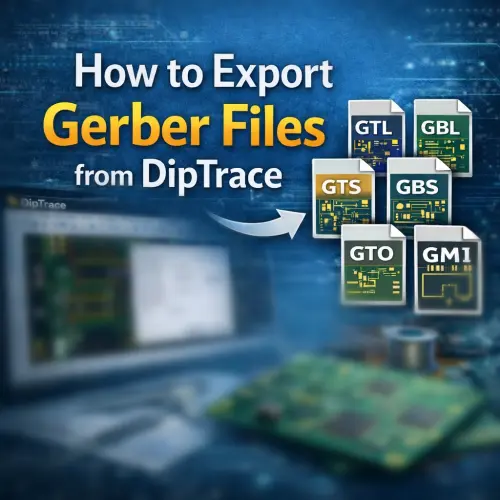 Export Gerber files From DipTrace