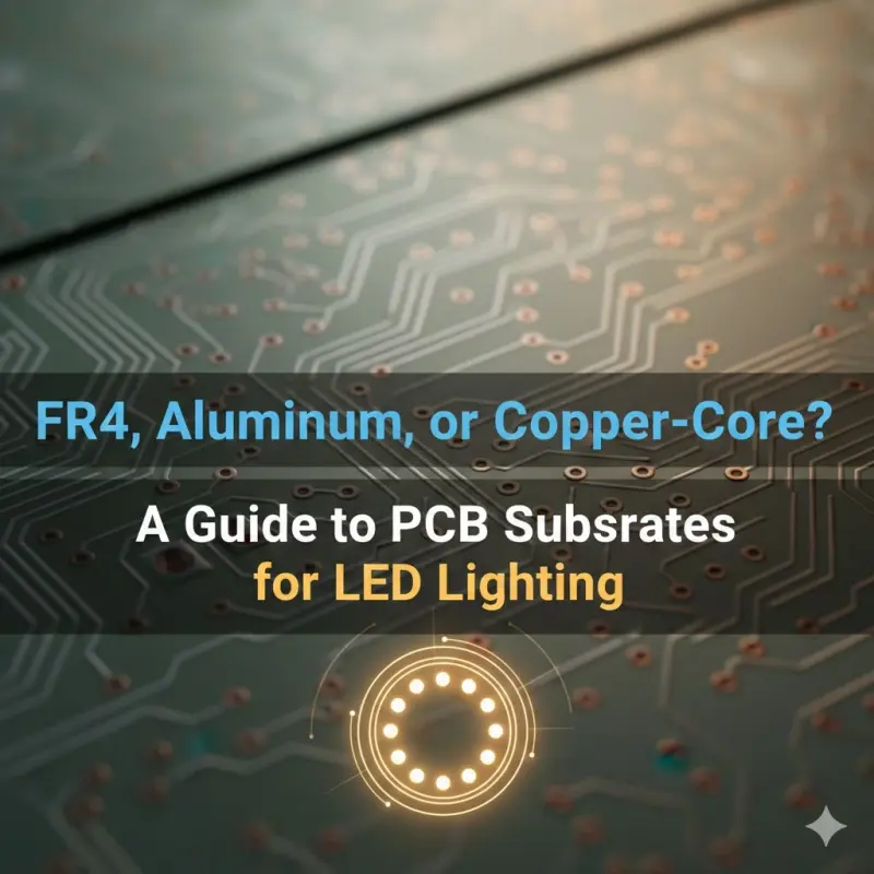 FR4, Aluminum, or Copper-Core? A Guide to PCB Substrates for LED Lighting
