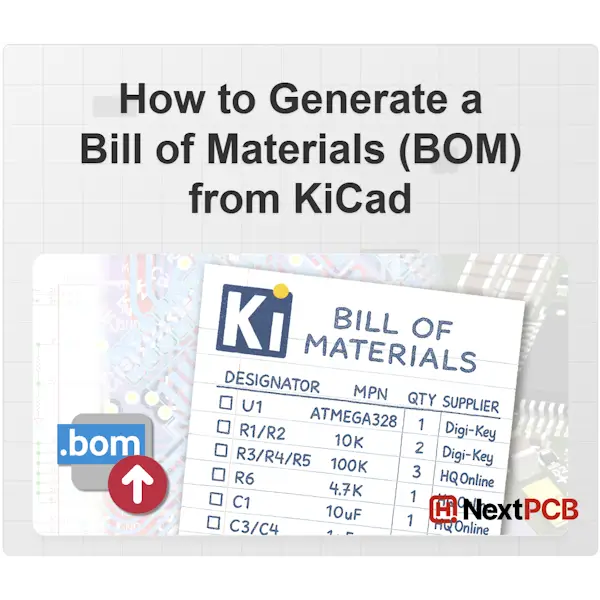 How to generate a supplier-ready Bill of Materials (BOM) file from KiCad?