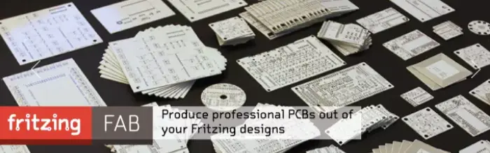 Fritzing FAB - Produce professional PCBs out of your Fritzing designs with printed boards