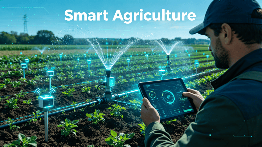 iot application in  agriculture
