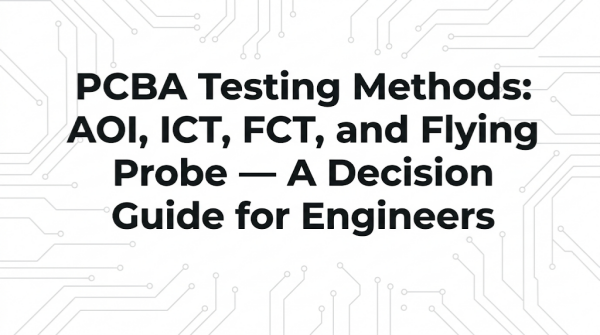 PCBA Testing Methods: AOI, ICT, FCT, and Flying Probe &mdash; A Decision Guide for Engineers