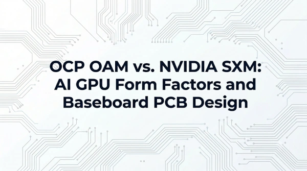 OCP OAM vs. NVIDIA SXM: AI GPU Form Factors and Baseboard PCB Design