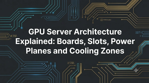 GPU Server Architecture Explained: Boards, Slots, Power Planes and Cooling Zones