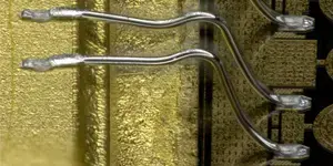 Aluminum for the wire bonding