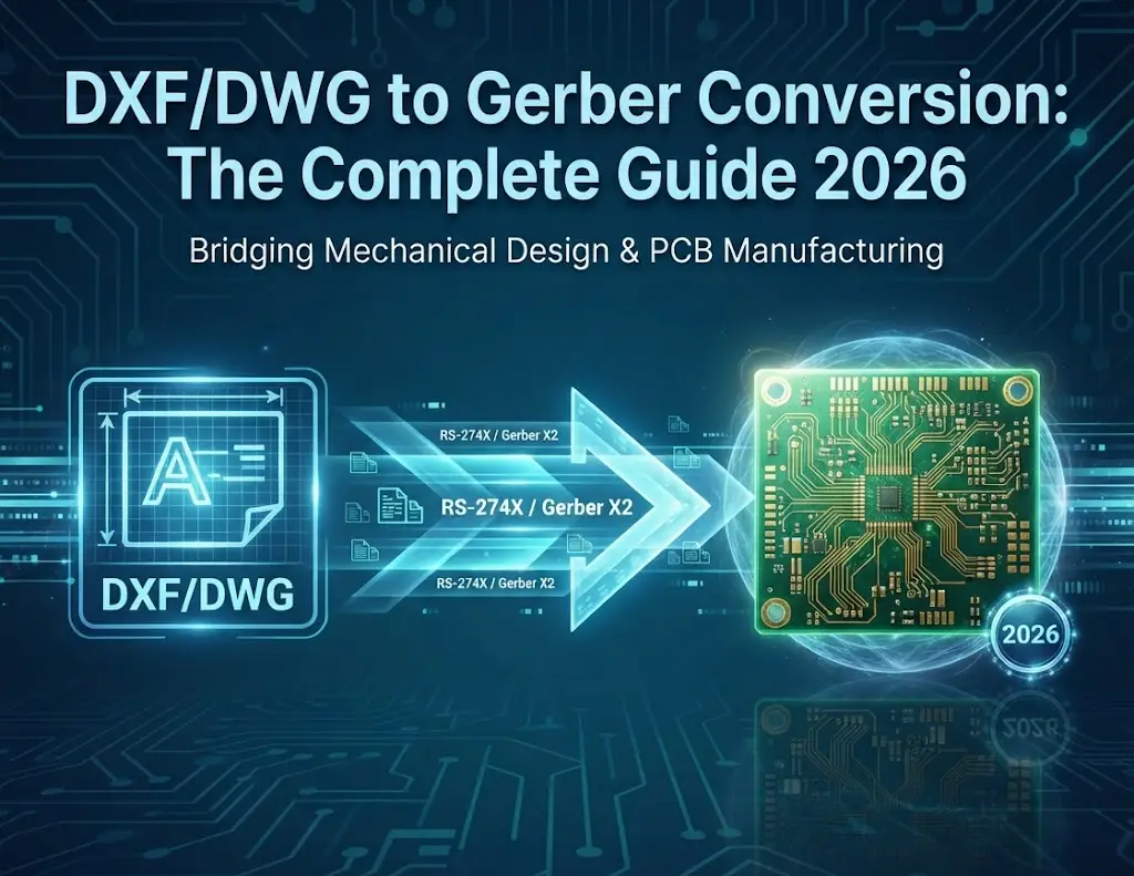 DXF/DWG to Gerber conversion guide