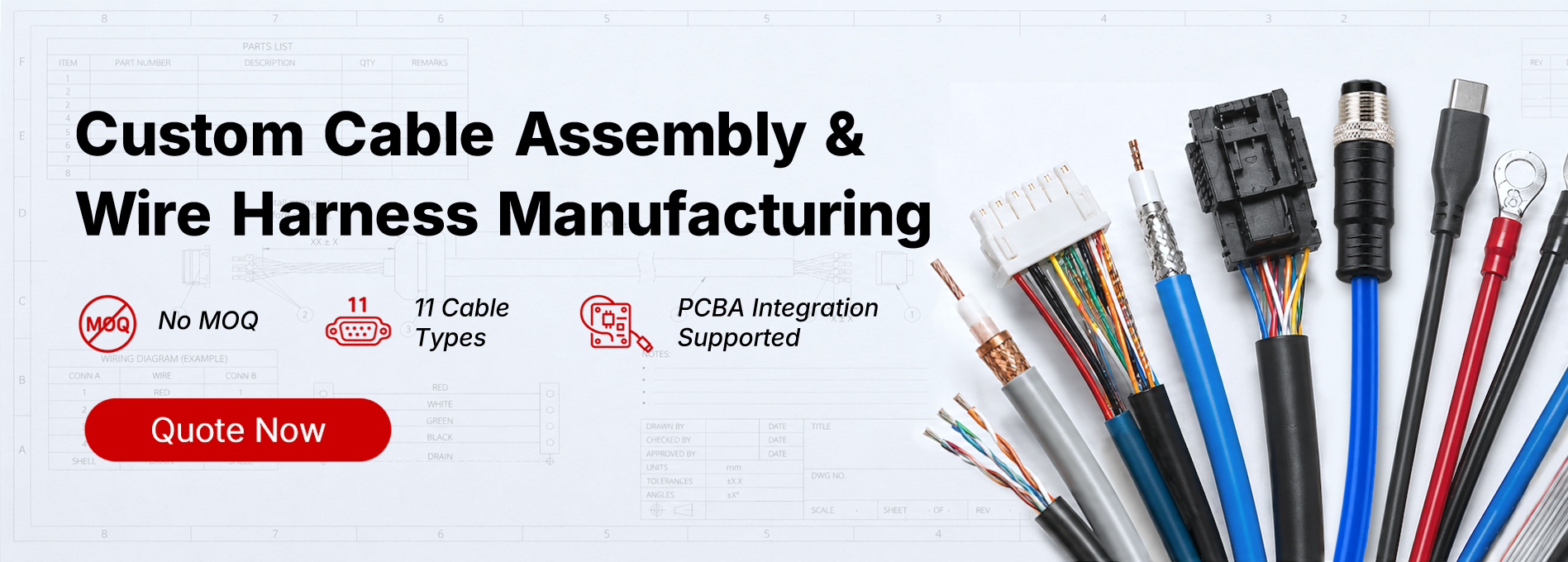 NextPCB Custom Cable and Wire Harness Manufacturing Service