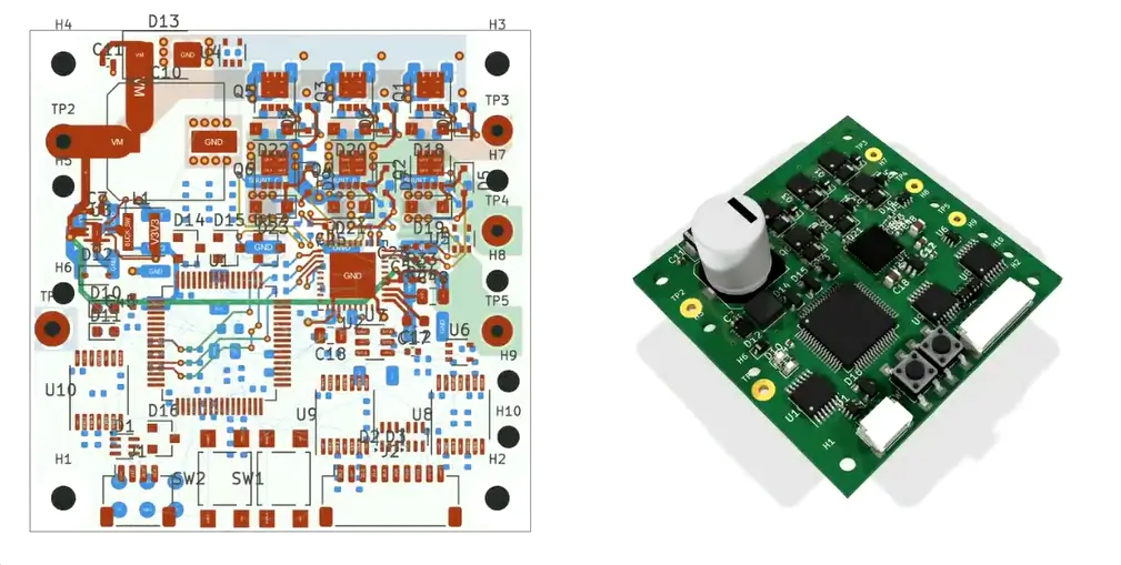 Screenshot of OpenAi's GPT-6 Astra demo performing PCB layout