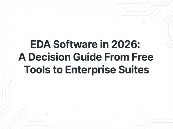 EDA Software in 2026: A Decision Guide From Free Tools to Enterprise Suites